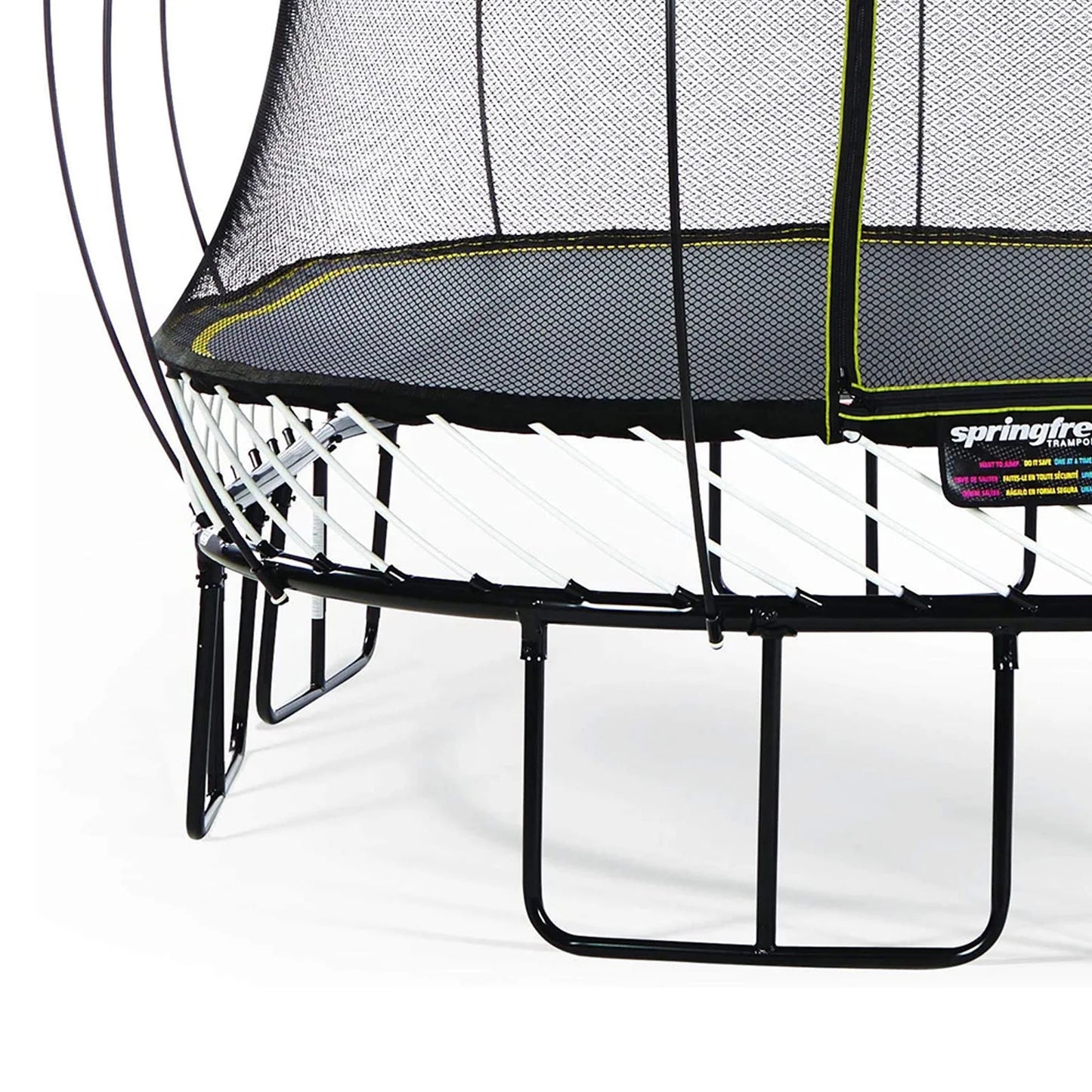 13’ X 13’ Square Backyard Trampoline with Accessories, Black