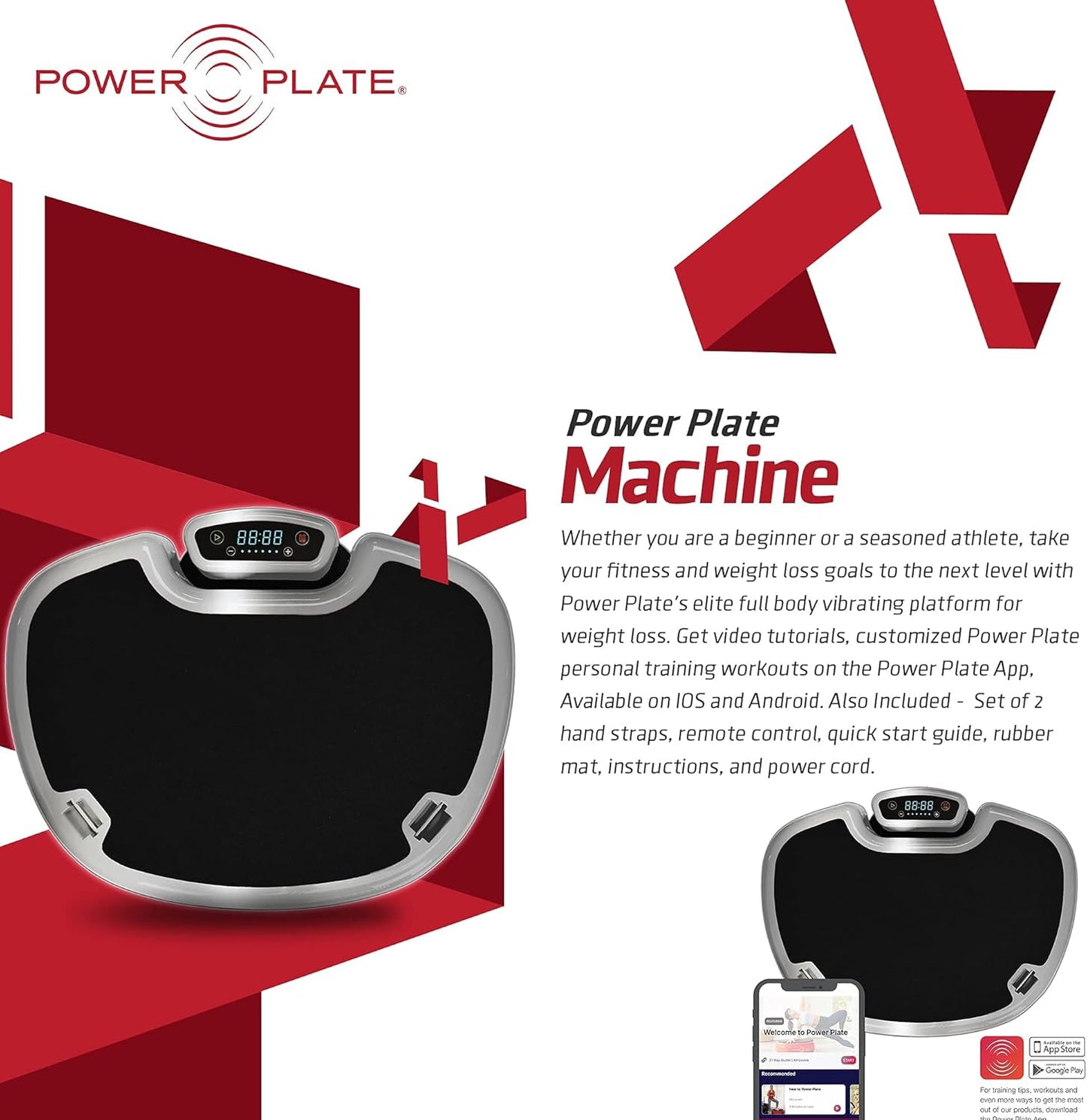 Move Vibration Platform, Vibrating Plate to Increase Core Strength, Improve Balance and Stability