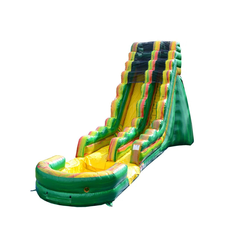 19 FT Amazon River Water Slide with Attached Pool for Kids and Adults (With Blower)