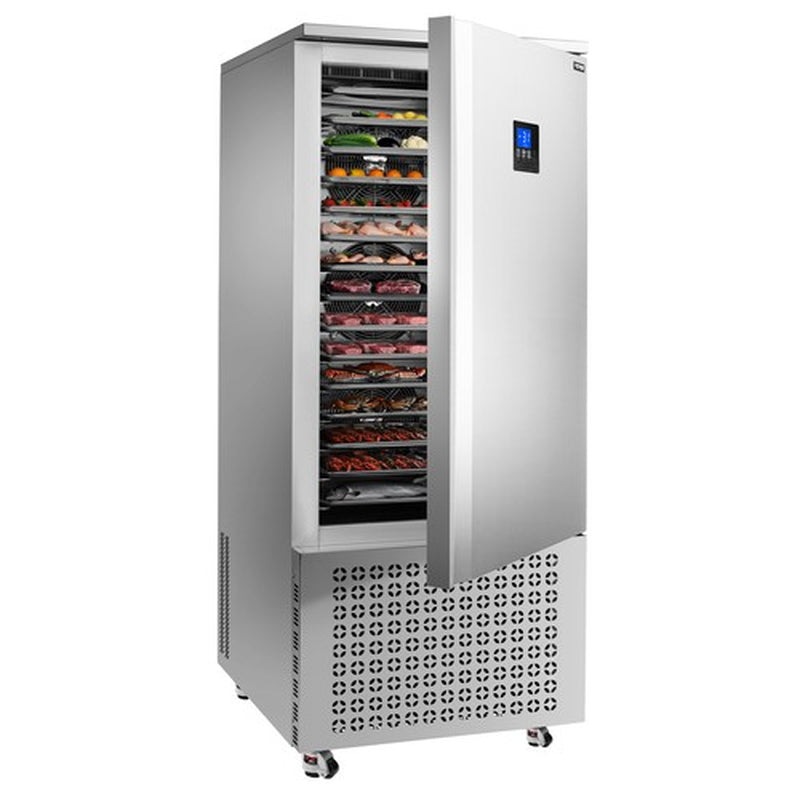 VEVOR 370L Commercial Blast Freezer 15 Trays Blast Chiller Chest Seafood Gelato