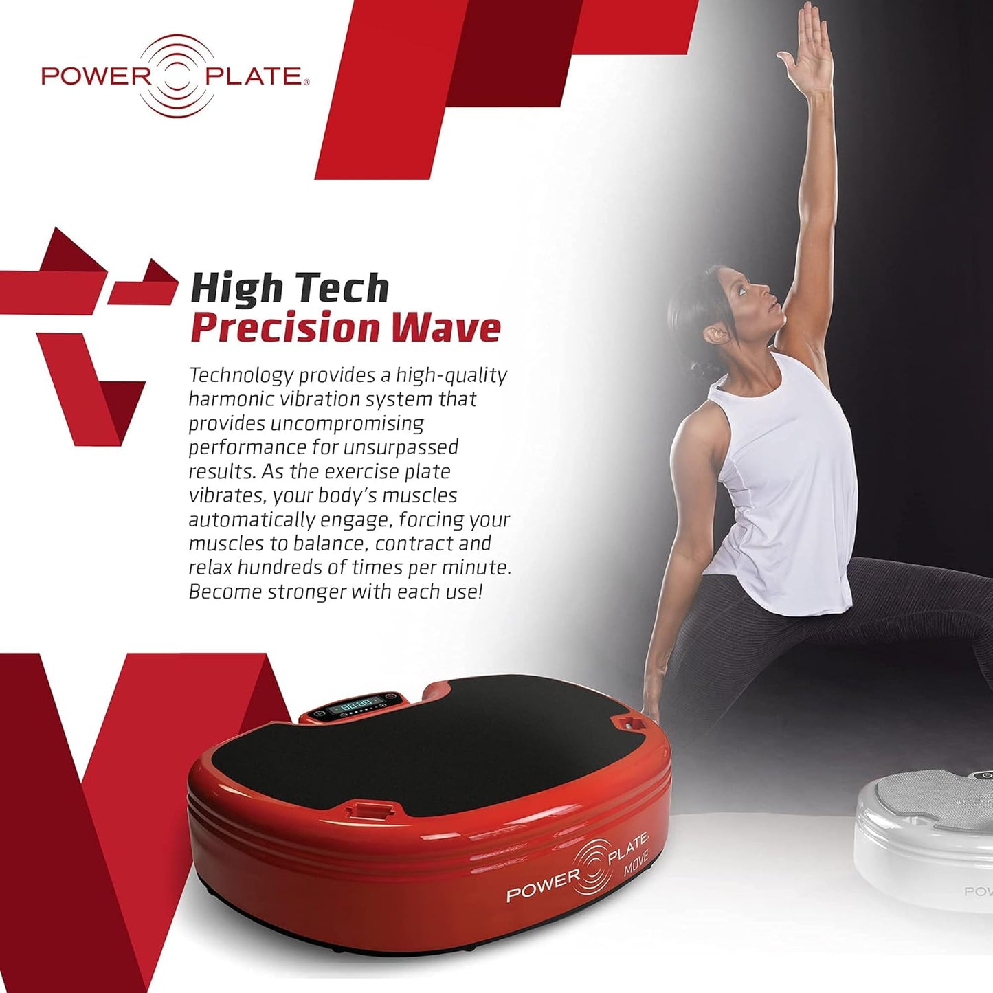 Move Vibration Platform, Vibrating Plate to Increase Core Strength, Improve Balance and Stability