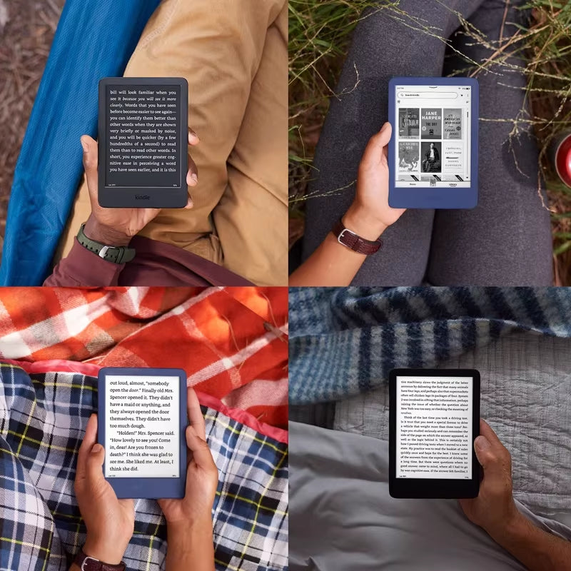 2024 Amazon Kindle (16GB) - the Lightest Kindle with a Glare Free Display, Adjustable Headlights, and Longer Battery Life