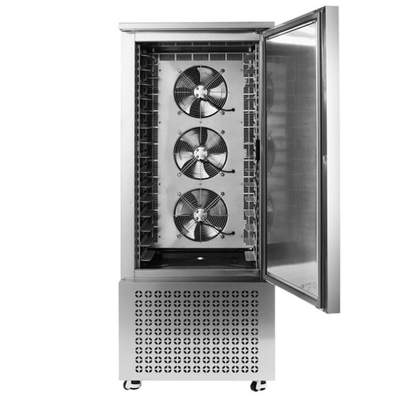 VEVOR 370L Commercial Blast Freezer 15 Trays Blast Chiller Chest Seafood Gelato