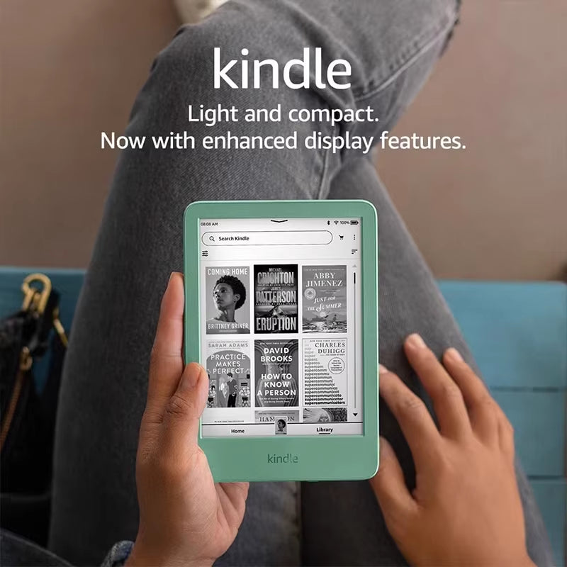 2024 Amazon Kindle (16GB) - the Lightest Kindle with a Glare Free Display, Adjustable Headlights, and Longer Battery Life
