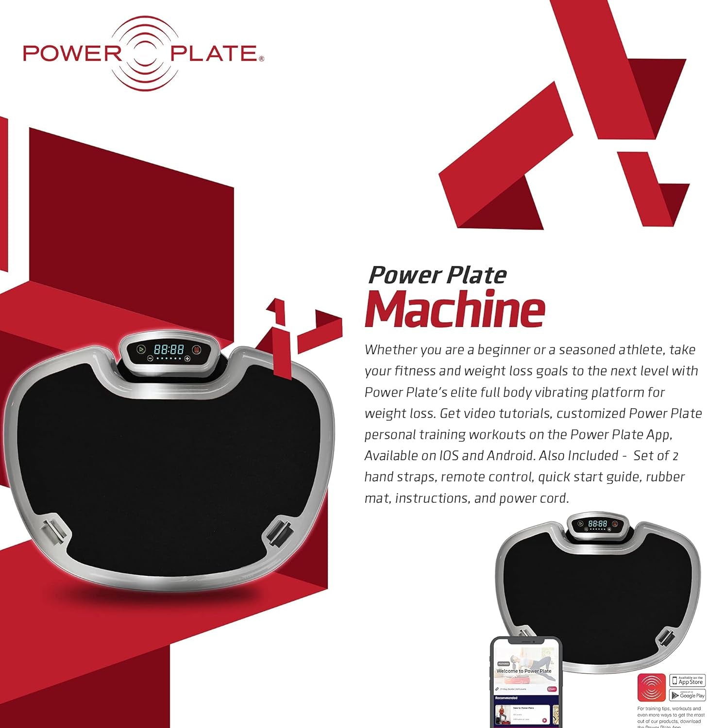 Move Vibration Platform, Vibrating Plate to Increase Core Strength, Improve Balance and Stability