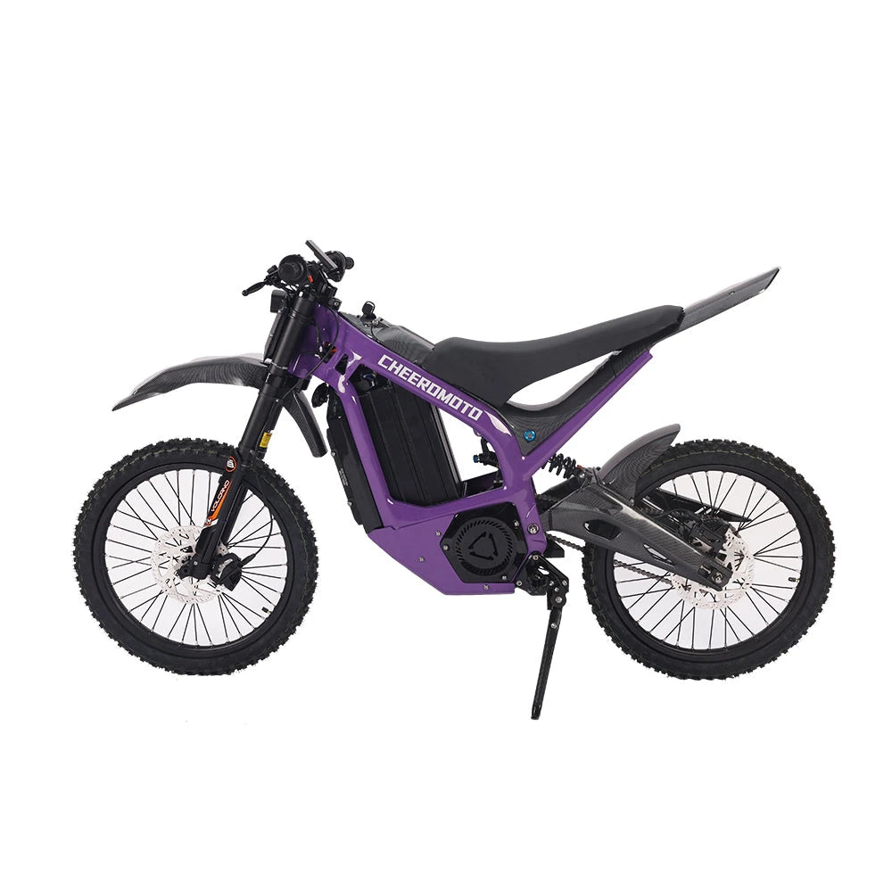 [US Direct] Cheerdmoto Sunron QD-EM2.0 Electric Dirt Bike 72V 30AH 3000W Recommended Top Speed 25KM/H Electric Bicycle 70/100-19 Tire 85KM Mileage Range Max Load 150KG