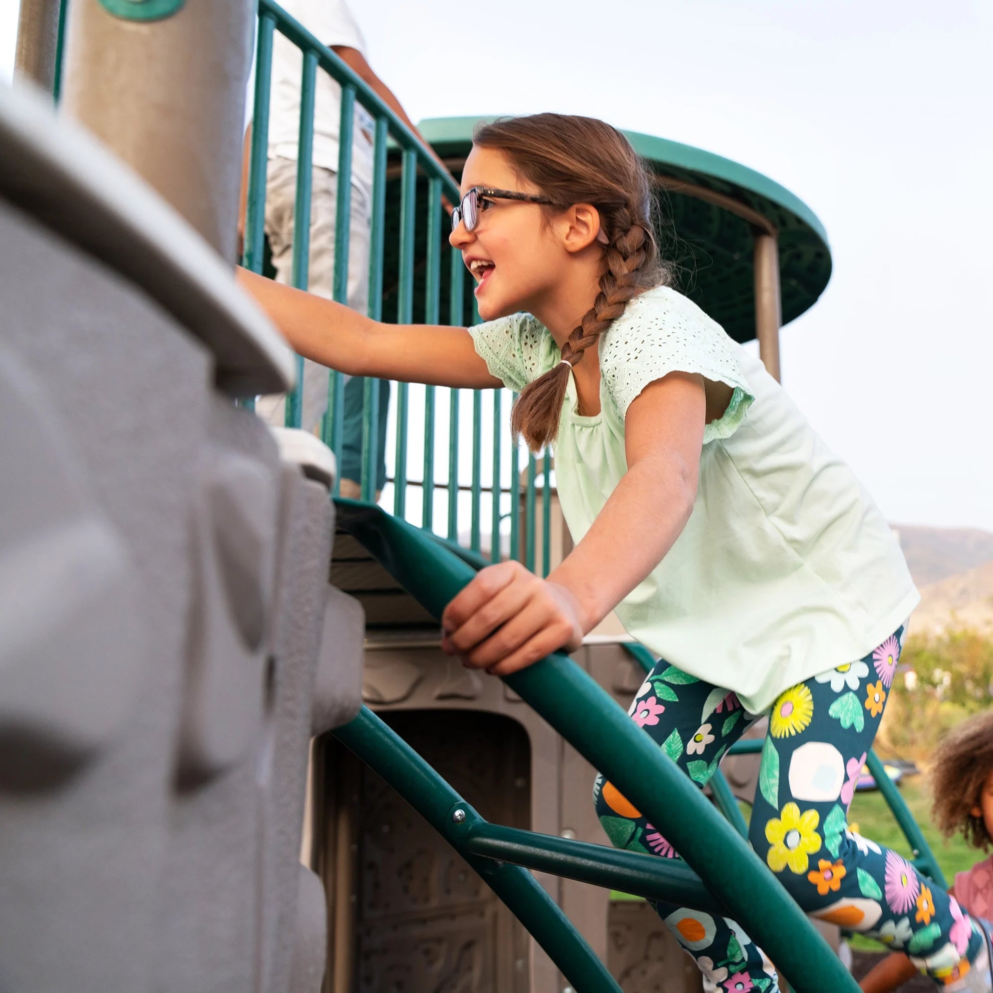 Kid'S Double Adventure Tower with Bridge and Climbing Walls (90971)