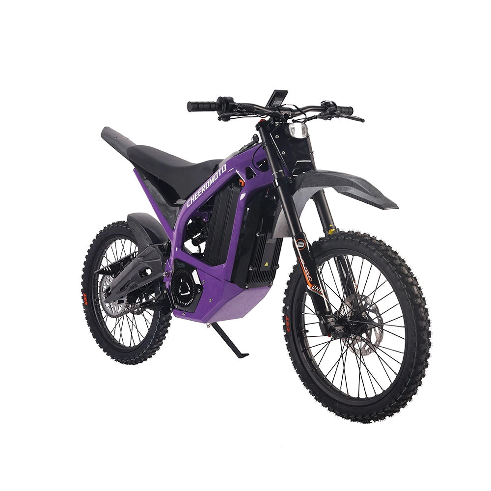 [US Direct] Cheerdmoto Sunron QD-EM2.0 Electric Dirt Bike 72V 30AH 3000W Recommended Top Speed 25KM/H Electric Bicycle 70/100-19 Tire 85KM Mileage Range Max Load 150KG
