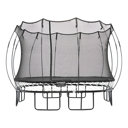 13’ X 13’ Square Backyard Trampoline with Accessories, Black