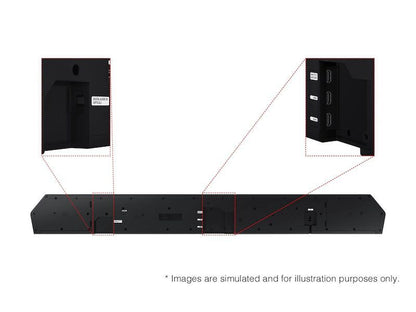 Samsung Q990D 11.1.4Ch Wireless Dolby Atmos Soundbar Premium Home Theater System