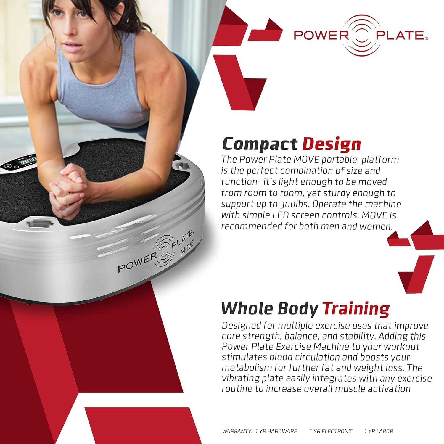 Move Vibration Platform, Vibrating Plate to Increase Core Strength, Improve Balance and Stability
