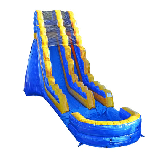 19 FT Amazon River Water Slide with Attached Pool for Kids and Adults (With Blower)